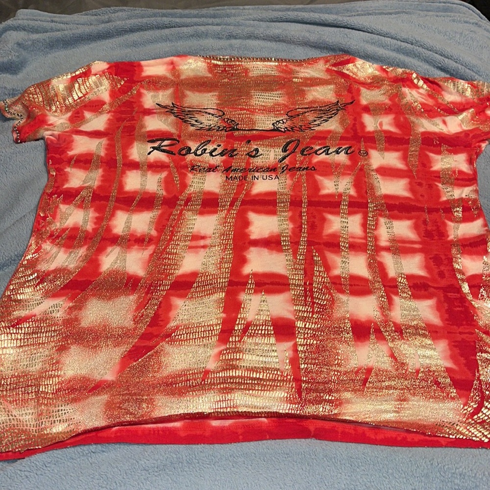 Robins jeans shirt omg - Picture 2 of 2